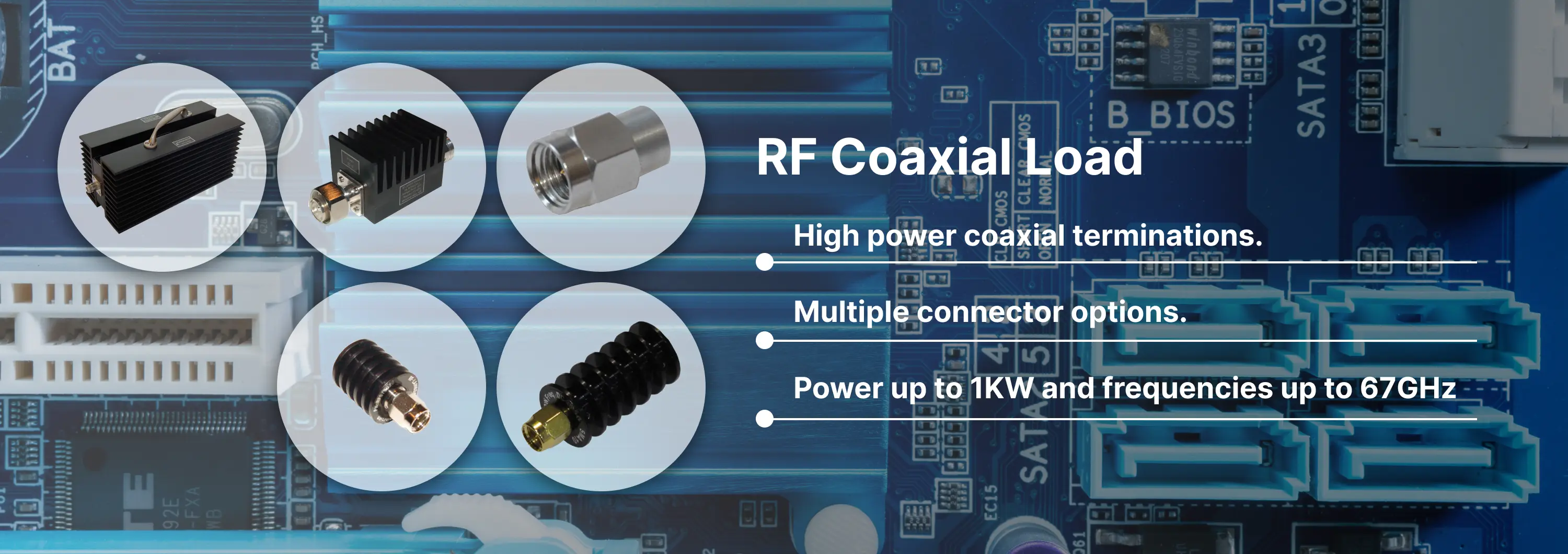 RF Coaxial Load Banner