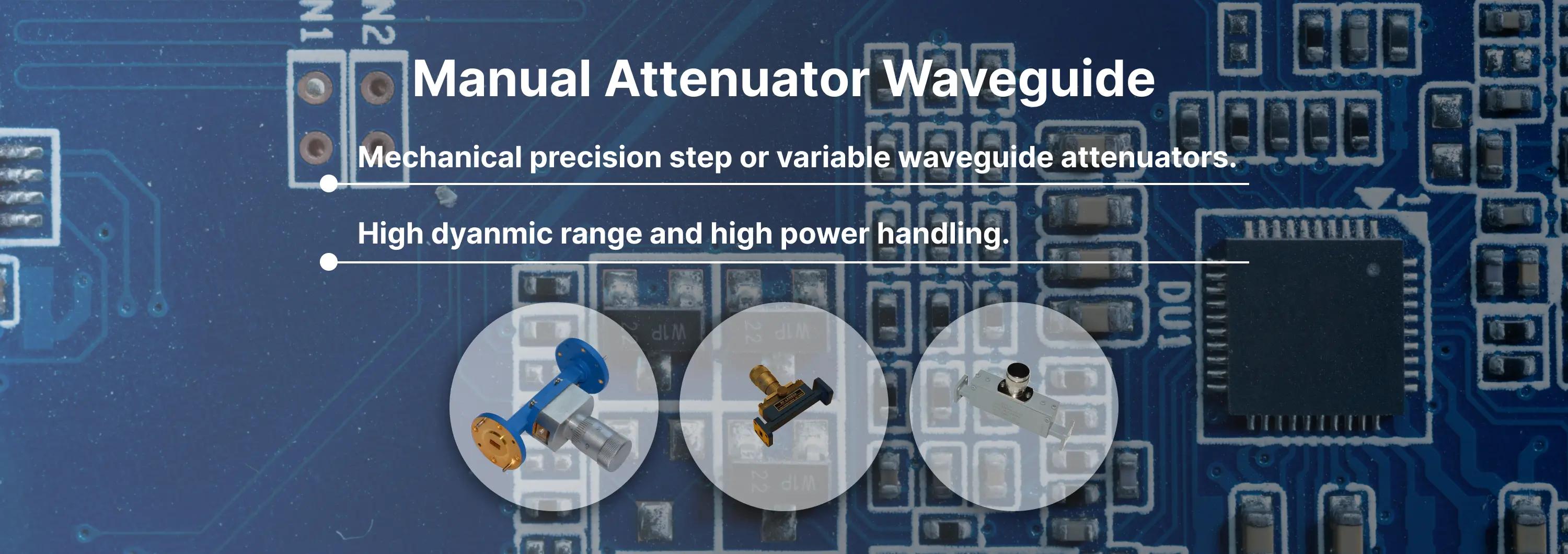 Manual Attenuator (Waveguide) Banner